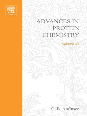 cover image of Advances in Protein Chemistry